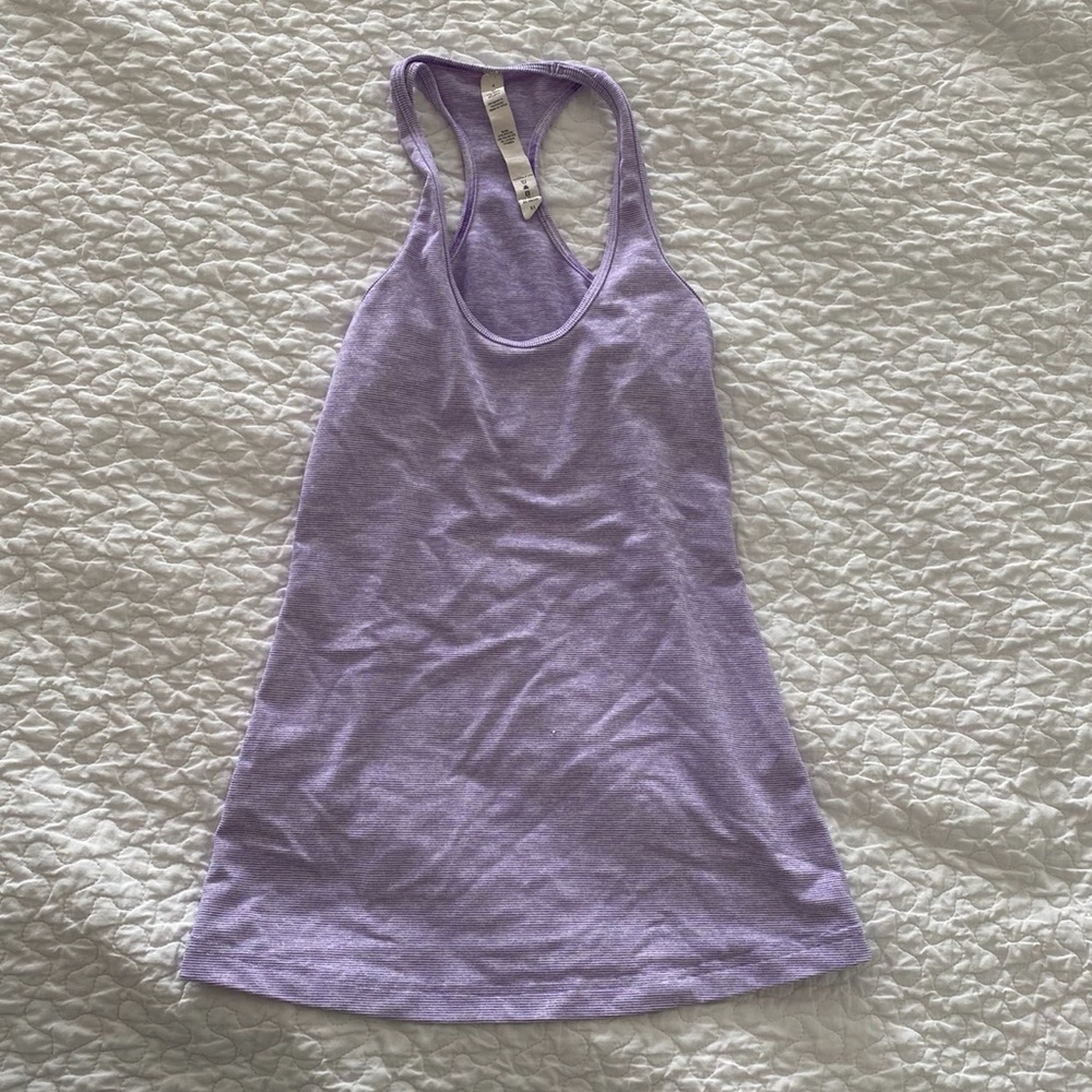 Lululemon Purple Racerback Tank Sz 4